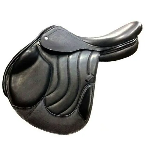 Black Leather Close Contact Saddle